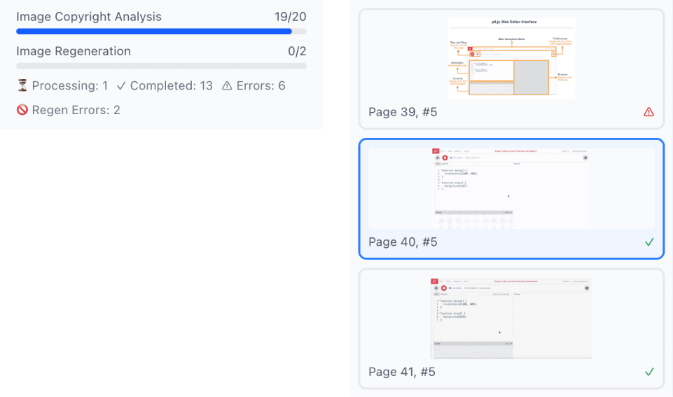 Image extraction graph