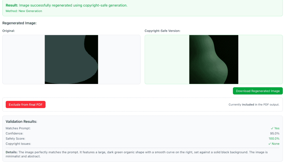 Image replacement pipeline graph
